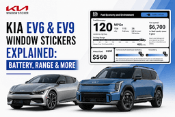 Kia EV6 & EV9 Window Stickers Explained: Battery, Range & More