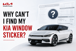 Why Can't I Find My Kia Window Sticker?