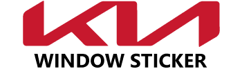 KIA Window Sticker logo